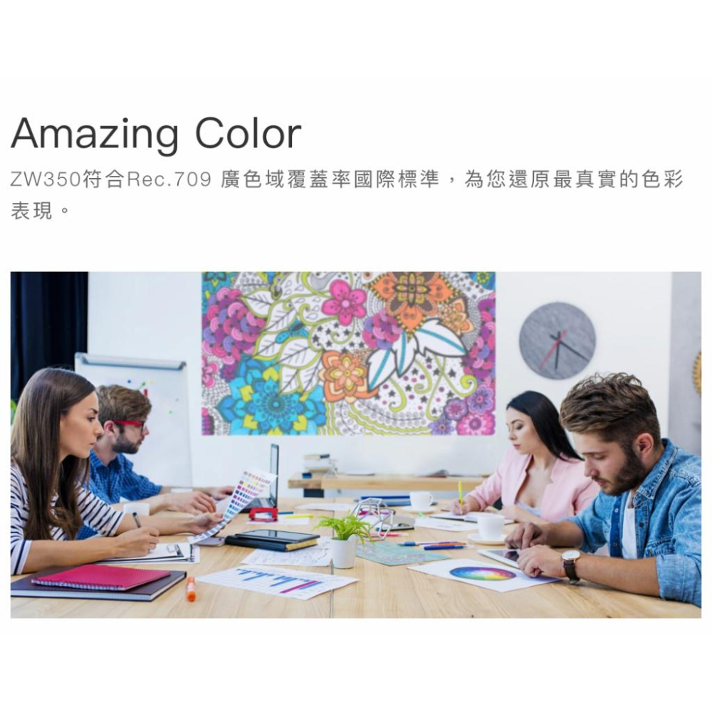 《 免運 原廠 送 HDMI線材》Optoma 奧圖碼 ZW350 WXGA 輕巧型 高亮 雷射 商用投影機 雷射投影機-細節圖4