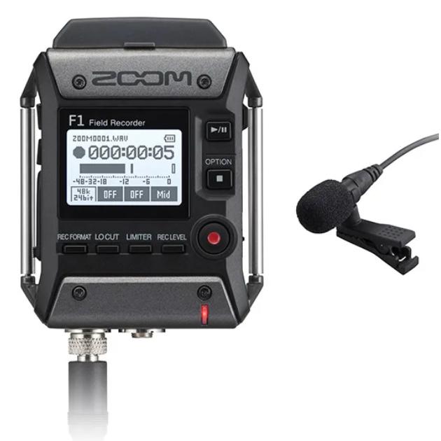 《 免運 限時優惠 原廠 公司貨 》Zoom F1-LP 專業 領夾式 麥克風 錄音機-細節圖2