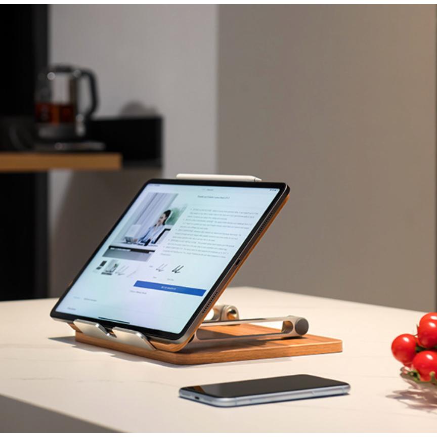 《 免運 桌面式 木質 》埃普 UP AP-2DP 平板 筆電 摺疊 桌面支架 筆電架 平板架-細節圖6