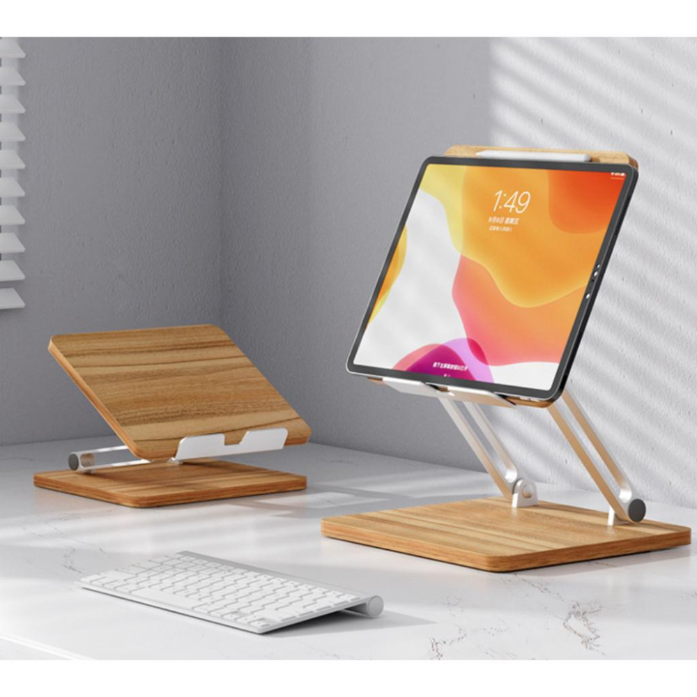 《 免運 桌面式 木質 》埃普 UP AP-2DP 平板 筆電 摺疊 桌面支架 筆電架 平板架-細節圖7