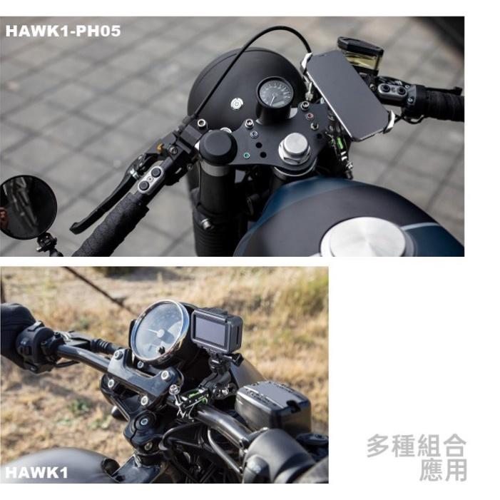 《 免運 現貨 鉗式 2代防盜 台灣製造 》TAKEWAY 黑隼 Z 機車 手機支架 HAWK1-PH05-細節圖2
