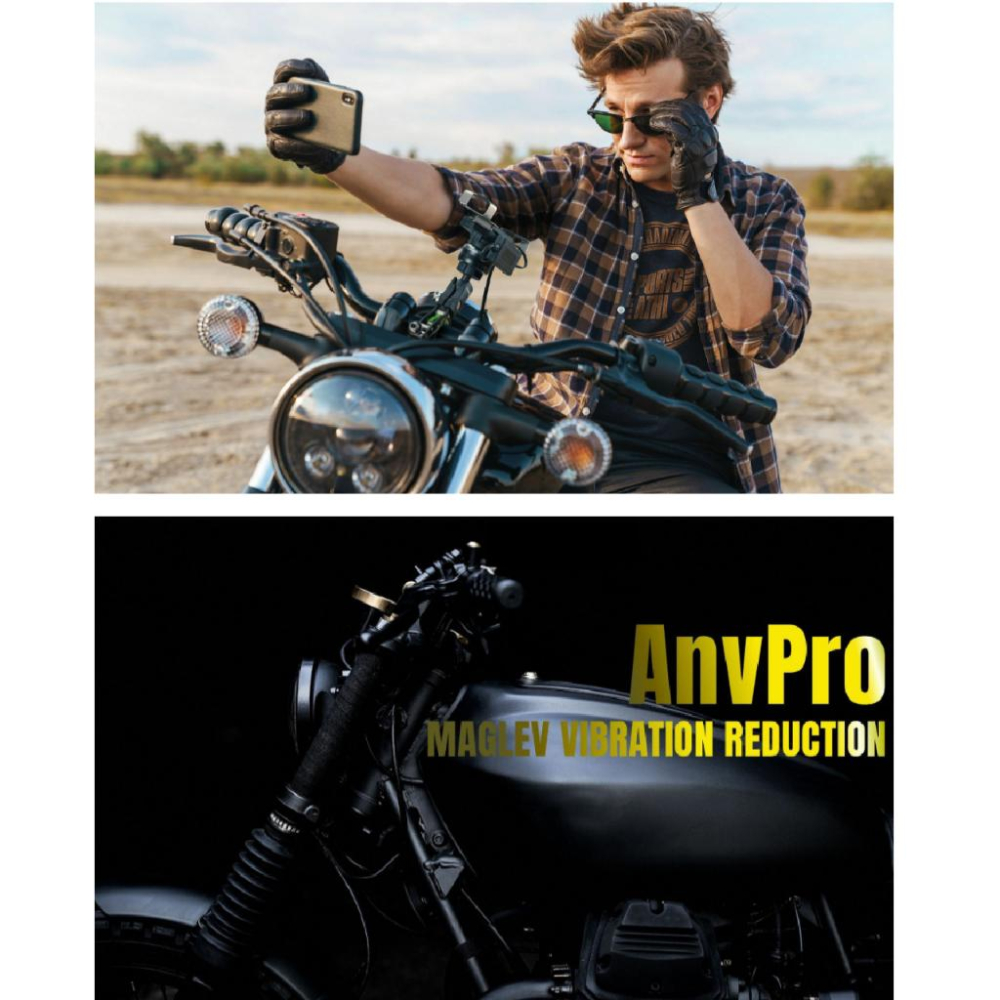 《雙磁浮 免運 現貨2代 夾鉗式》TAKEWAY 黑隼 Z 無線充電 機車 手機支架 HAWK1-PH06-AnvPro-細節圖4