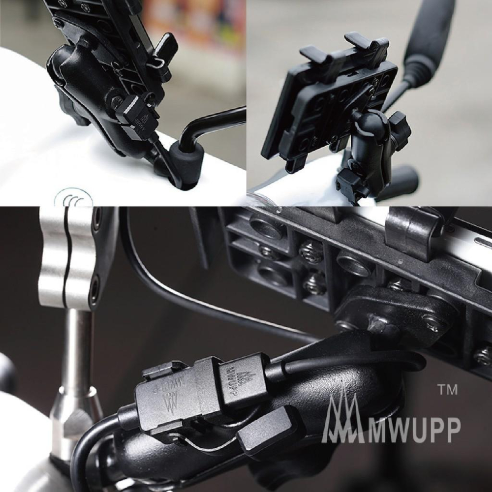 《 五匹 MWUPP osopro 專用配件 》摩托車 專業 雙 USB 充電套件 車友推薦款-細節圖3