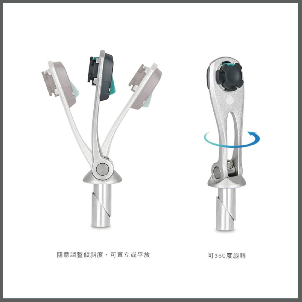《 原廠 台灣出貨 重機適用 》Cube X-Guard 三角台中心柱 鋁合金 機車車架 機車手機架 車架-細節圖5