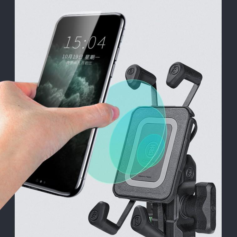 《 彩盒新款上市 無線充電組 台灣總代理 》五匹 MWUPP osopro 金屬 多卡 手機支架 手機架 機車 外-細節圖5
