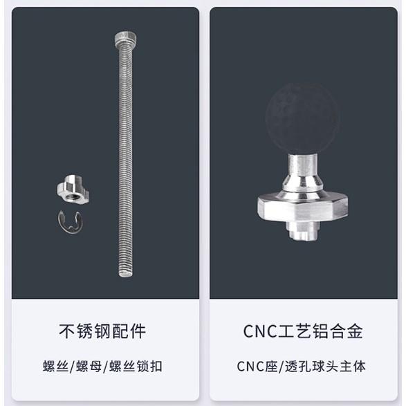 《 五匹 MWUPP osopro 專用配件 新款球頭 》膨脹螺絲 球頭 套件 三角台-細節圖5