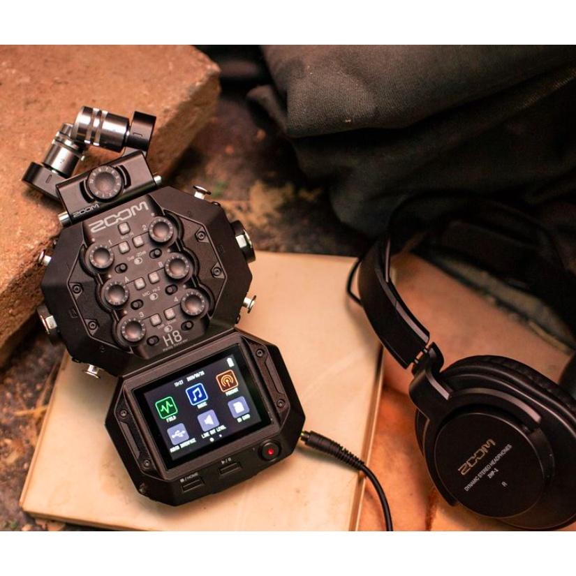 《 免運 原廠 公司貨 》ZOOM H8 Recorder 專業 旗艦 數位 錄音機 錄音筆 收音 麥克風 錄音座-細節圖2