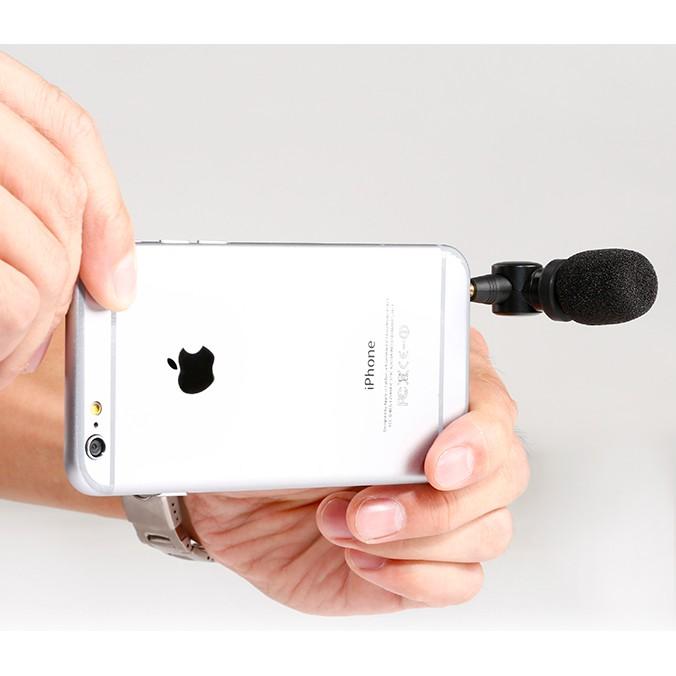 《 現貨 台灣出貨 公司貨 附發票 》Saramonic 楓笛 3.5mm 智能 手機 迷你 麥克風 直播 錄音 收音-細節圖5