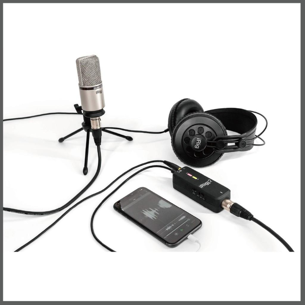 《 台灣出貨 公司貨 開發票 》IK MULTIMEDIA iRig Pre 2 行動 XLR 麥克風 錄音 轉接 介面-細節圖2