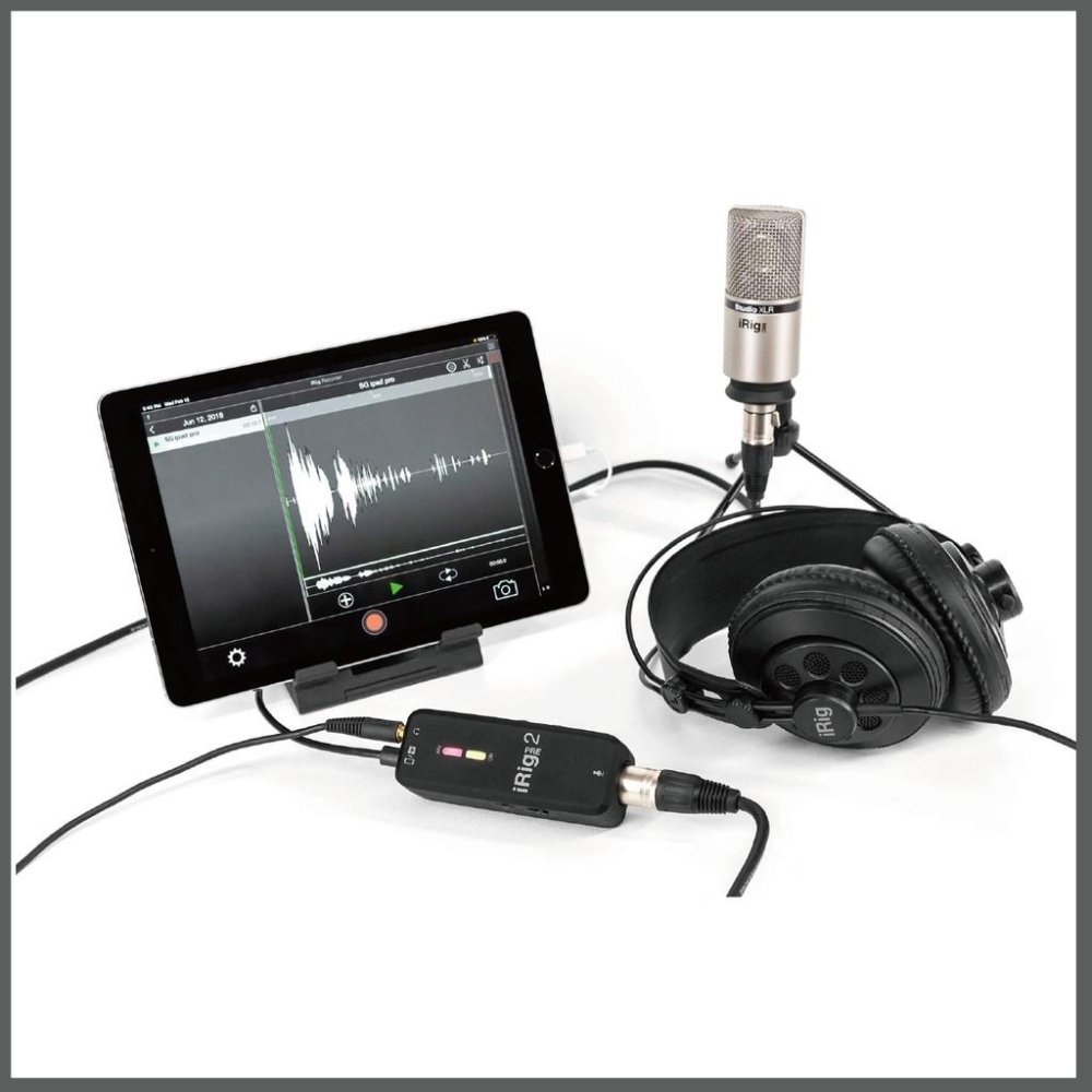 《 台灣出貨 公司貨 開發票 》IK MULTIMEDIA iRig Pre 2 行動 XLR 麥克風 錄音 轉接 介面-細節圖3