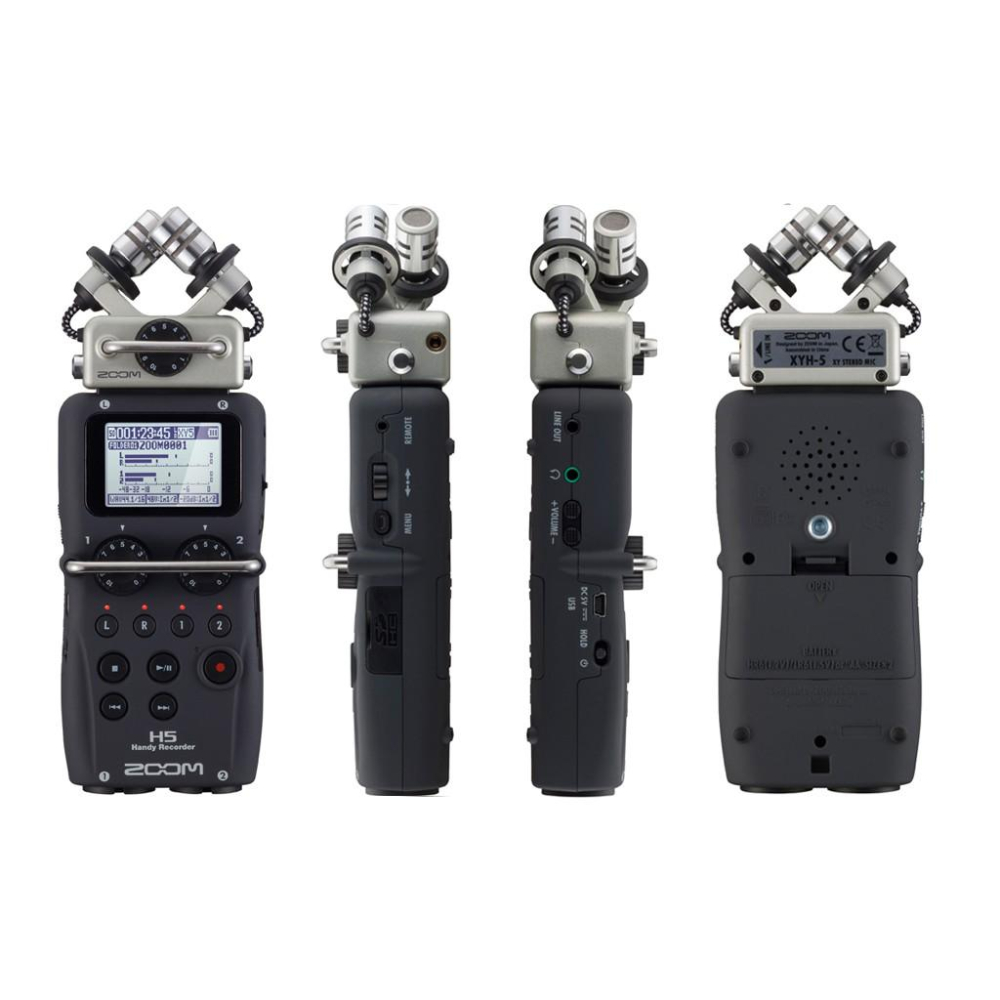 《 免運 原廠 公司貨 》Zoom H5 Recorder 專業 旗艦 數位 錄音機 錄音筆 收音 麥克風 錄音座-細節圖4