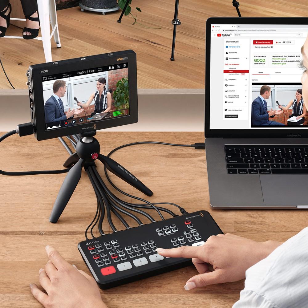 《 免運 現貨 公司貨 》黑魔法 Blackmagic BMD ATEM mini 導播機 直播機 串流 直播 4路-細節圖2