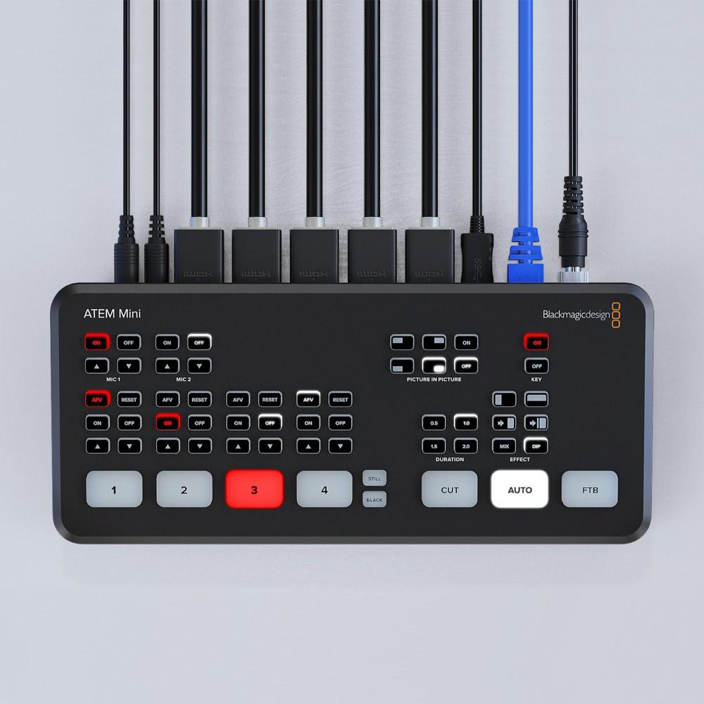 《 免運 現貨 公司貨 》黑魔法 Blackmagic BMD ATEM mini 導播機 直播機 串流 直播 4路-細節圖3