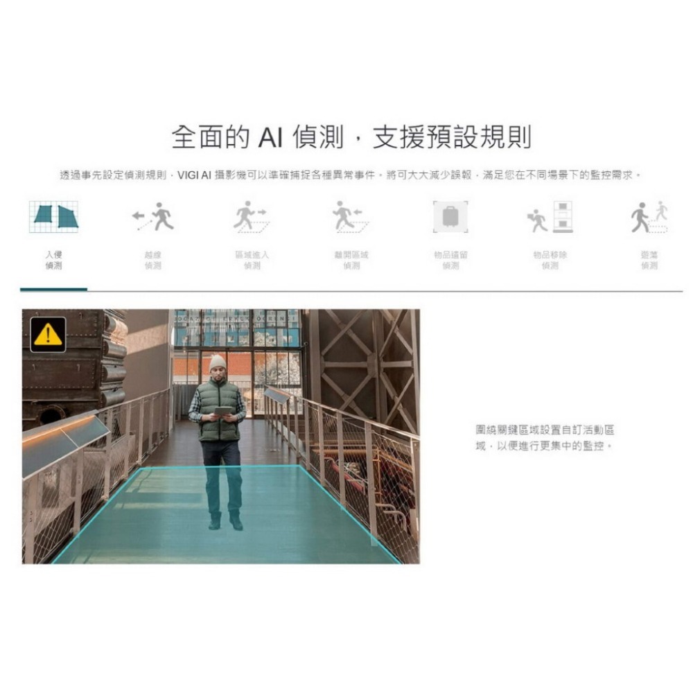 《tp-link 原廠 防水 可動 黑光夜視 人臉辨識 PoE》VIGI C540S 360度 攝影機 監視器 攝像頭-細節圖8