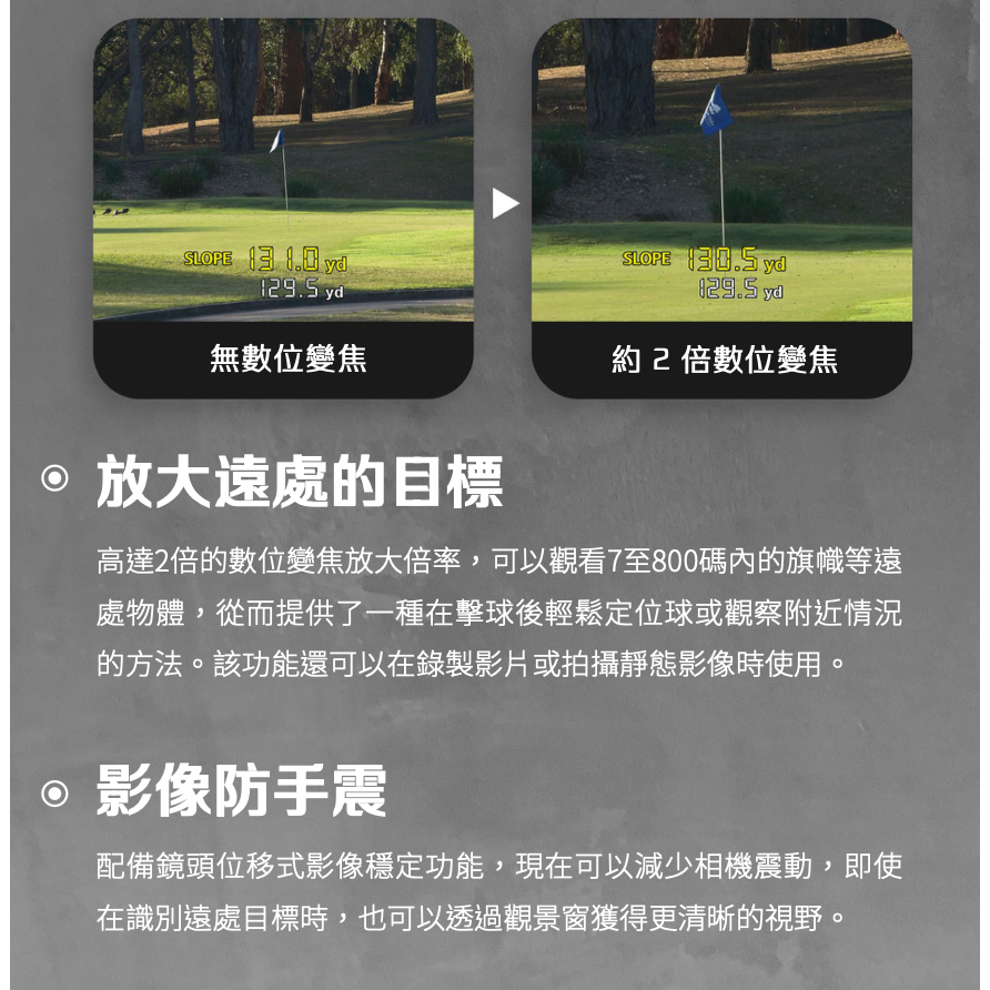 《 CANON 原廠公司貨 送卡片 可拍攝》PowerShot GOLF 高爾夫 望遠鏡 雷射 測距儀 望遠鏡 錄影機-細節圖4