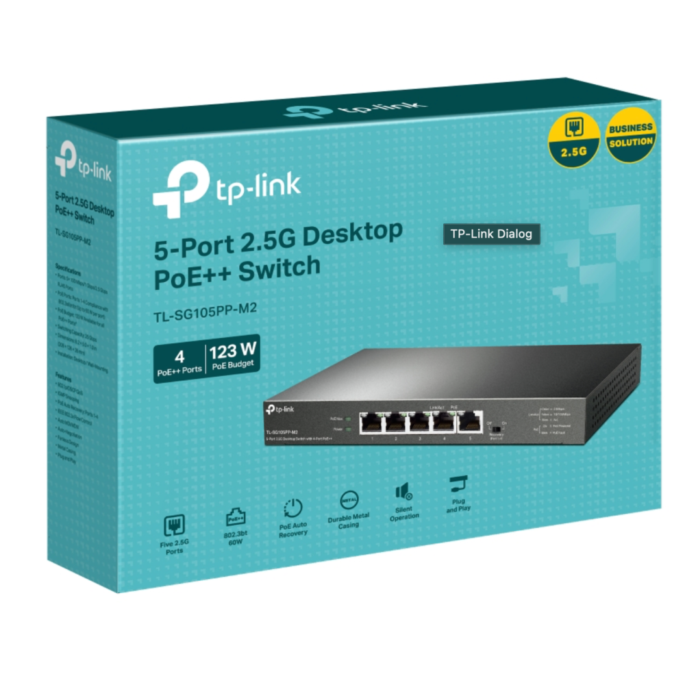 《tp-link 免運 公司貨 5 埠 2.5G 4PoE++》TL-SG105PP-M2 專業版 高速 網路 交換器-細節圖6