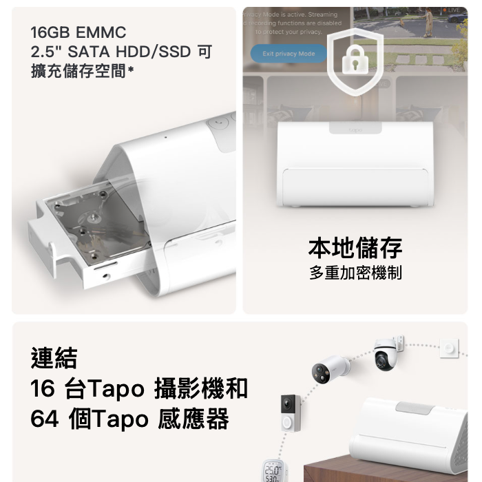 《 tp-link 原廠 公司貨 智慧家電 NVR 》Tapo H500 智慧網關 智慧家庭 智能家居 網關-細節圖2