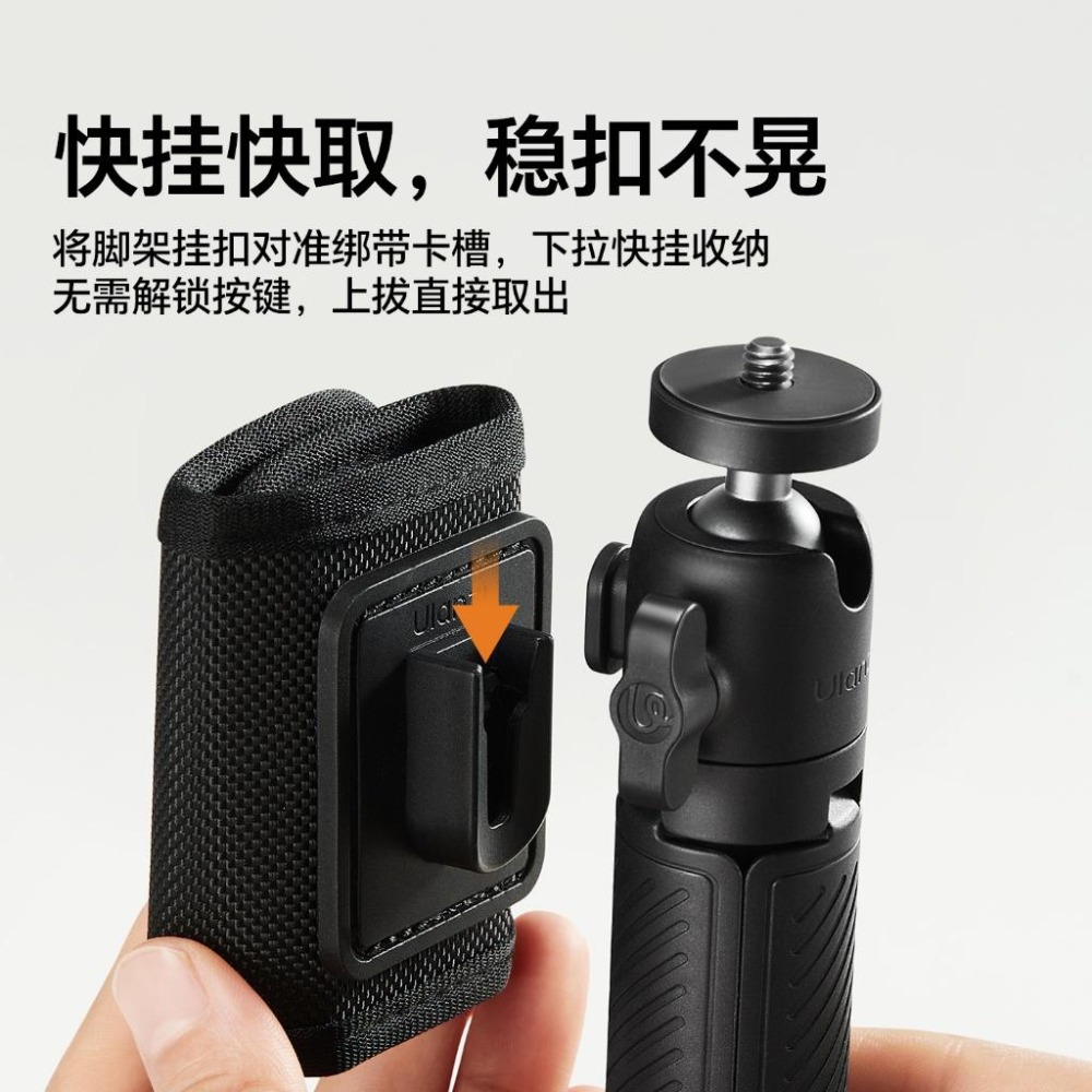 《 Ulanzi 優籃子  台灣出貨 》MT88 膠囊 迷你 背包 快拆腳架 快掛腳架-細節圖6