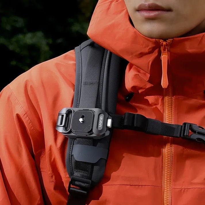 《 Ulanzi 優籃子 F38 小隼  Uka系列 》UKA07 全金屬 背包快拆套件 快拆支架-細節圖2