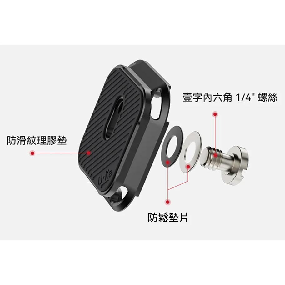 《 Ulanzi 優籃子 F38 小隼  Uka系列 》UKA02 全金屬 快拆上蓋 快拆板 快裝上蓋-細節圖2