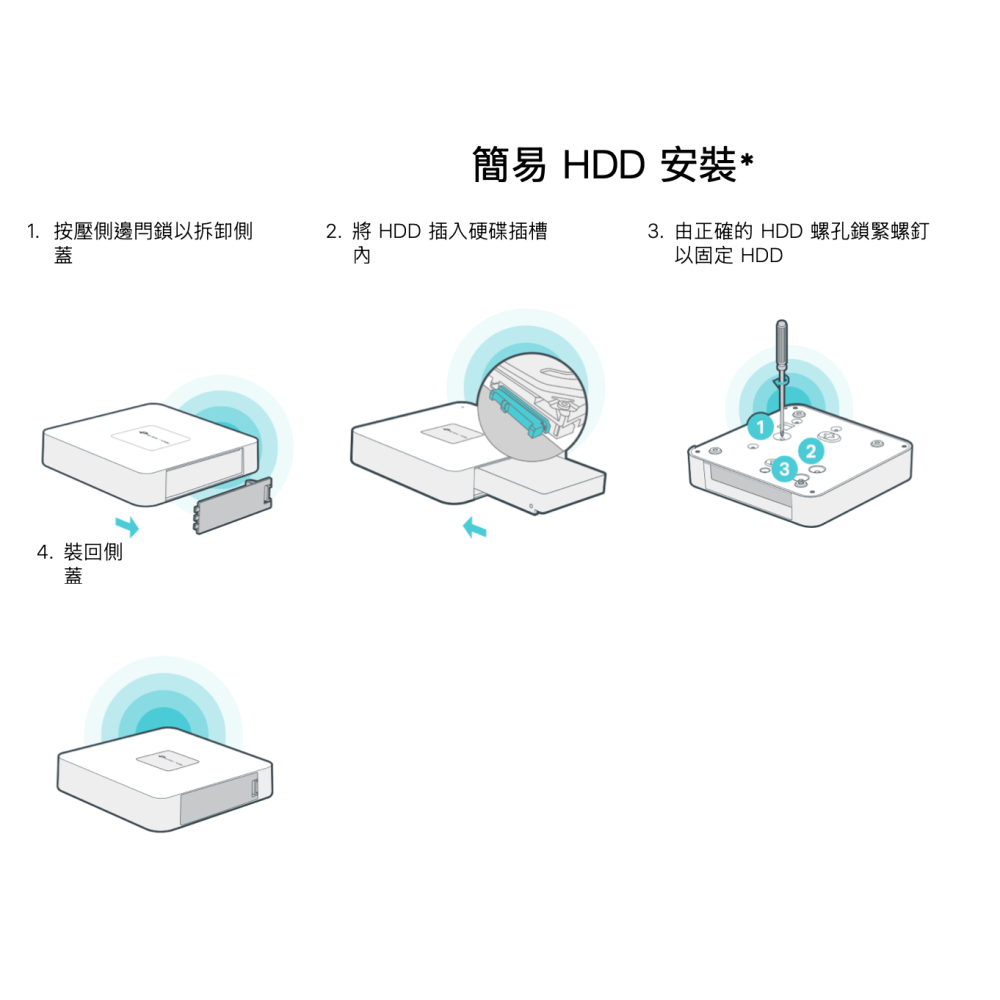 《 tp-link 免運 公司貨 4 路 PoE+ NVR 監控主機 》VIGI NVR1104H-4P 監視器 主機-細節圖3