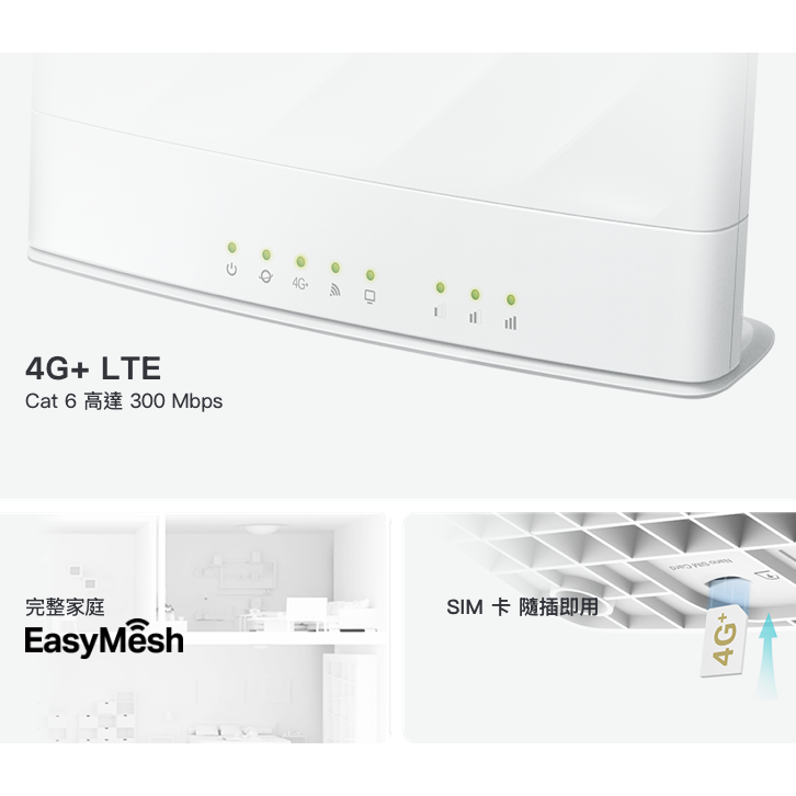 《 tp-link 原廠 SIM卡》Archer MX700 4G+ AX1500 雙頻 Wi-Fi LTE 路由器-細節圖3