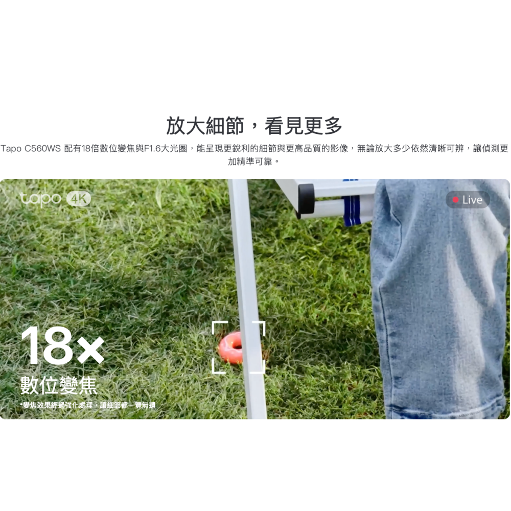 《tp-link 雙頻 AI 人臉辨識4K 800萬》Tapo C560WS WiFi6 居家 攝影機 監視器 攝影機-細節圖5