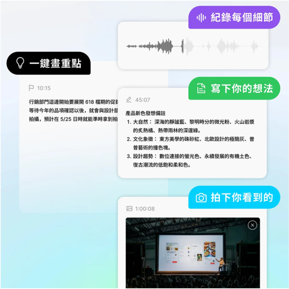 《 免運 熱銷 含皮套 原廠貨 密錄器 》Plaud Note Pro AI 智慧錄音卡 錄音筆 智能轉寫-細節圖5