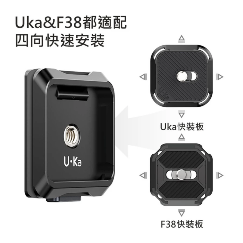 《 Ulanzi 優籃子 F38 小隼  Uka系列 》UKA01 全金屬 快拆 快裝套件-細節圖5