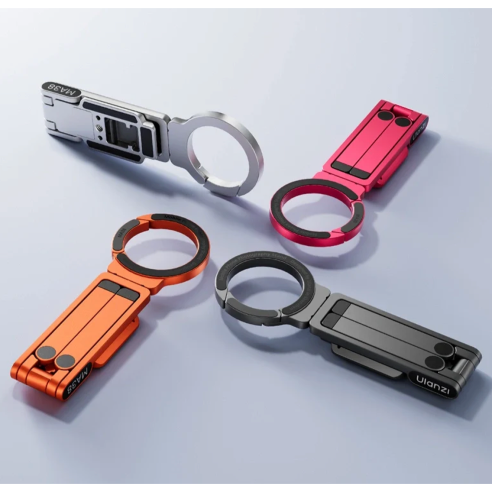 《 Ulanzi 優籃子 雙面 磁吸 掛勾 》MA38 MagLock 手機 多功能支架 折疊三腳架 登山扣 手機架-細節圖2