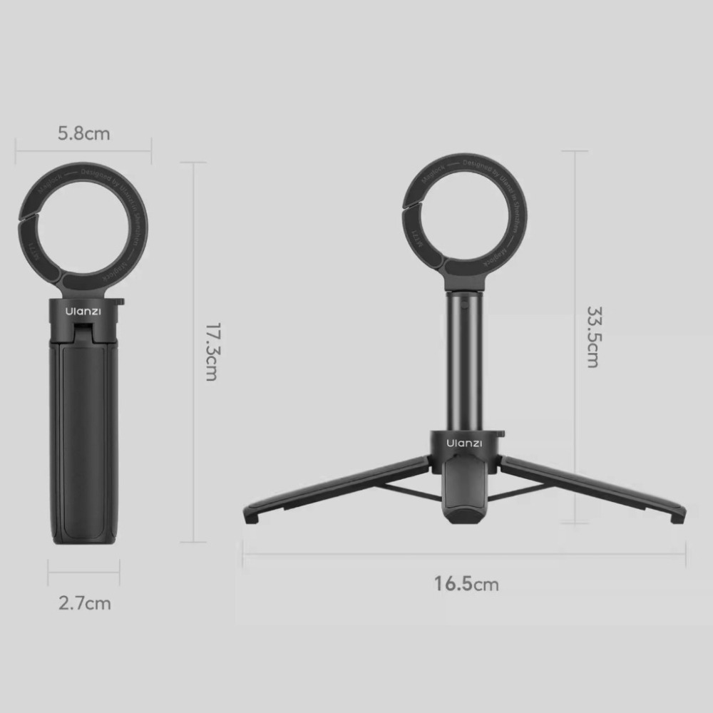 《 Ulanzi 優籃子 四腳架 》MT71 MagSafe 磁吸 手機 自拍桿 迷你登山扣 N52強磁 引磁片-細節圖7