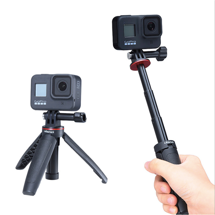 《 Ulanzi 優籃子 可收納 可裝手機夾》MT-09 GoPro 迷你 自拍桿 三腳架 腳架 gopro-細節圖2