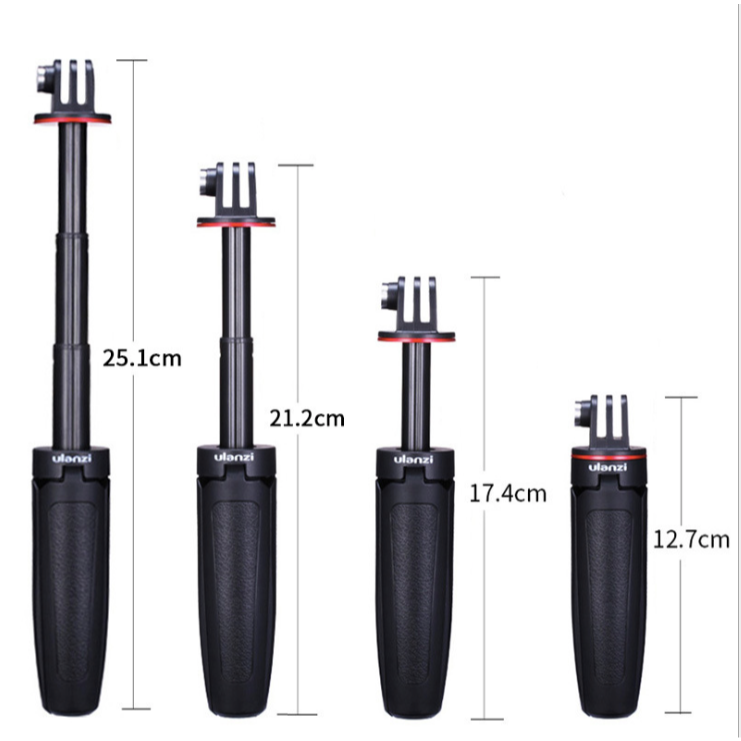 《 Ulanzi 優籃子 可收納 可裝手機夾》MT-09 GoPro 迷你 自拍桿 三腳架 腳架 gopro-細節圖4