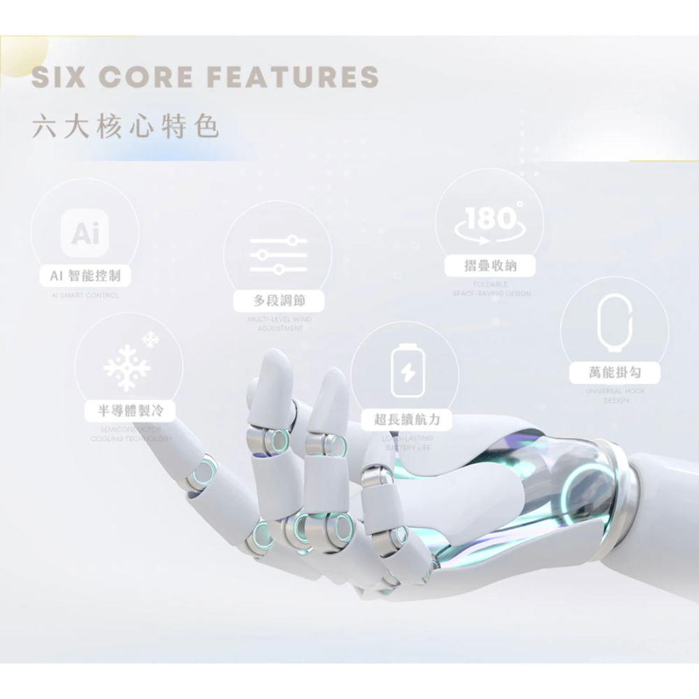 《可聲控 樂米 LARMI 免運 原廠 急凍瞬冷 附背帶》LMF08 MAX 手持 高速 製冷 風扇 手持風扇 小風扇-細節圖3