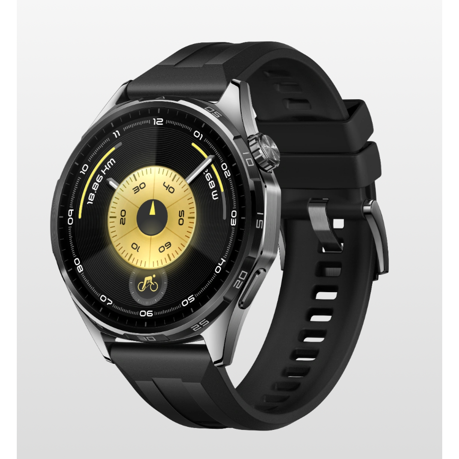 46mm - 雅丹黑 氟橡膠錶帶