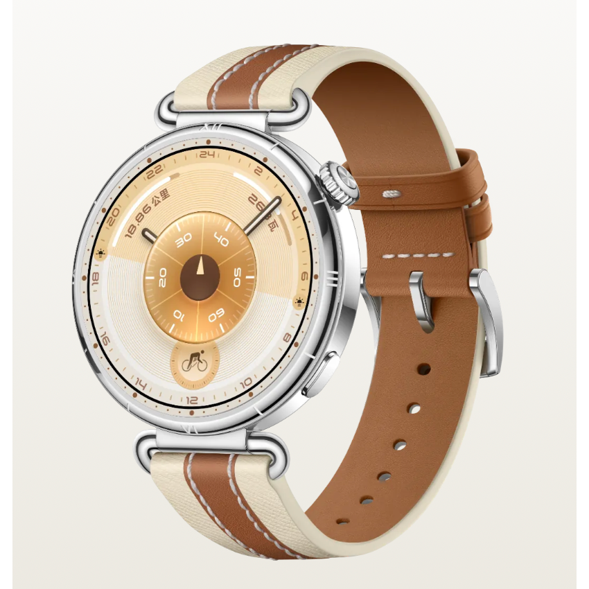 41mm - 馬鞍棕 複合皮革錶⁠帶