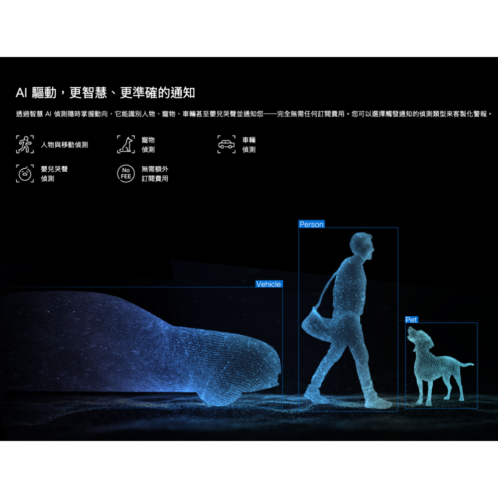 《 tp-link 防水 雙鏡 望遠 2K 3百萬 》Tapo C245D WiFi 居家 攝影機 監視器 攝影機-細節圖8