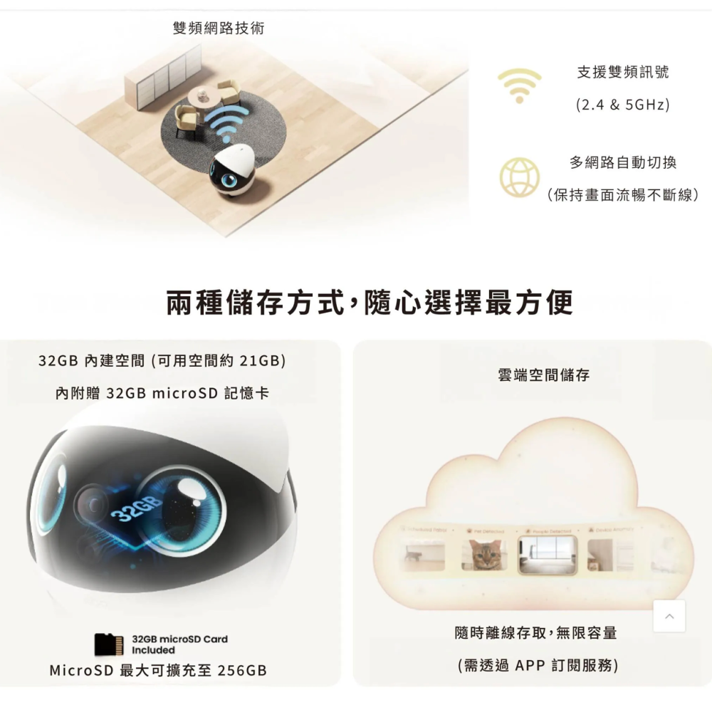 《 enabot 台灣代理非水貨 免運可遙控 》enabot Ebo Air 2S 寵物攝影機 遠端控制 遙控 攝影機-細節圖9