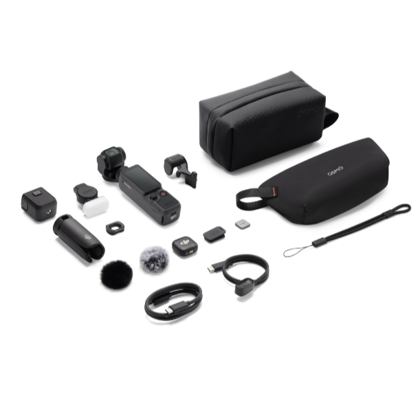 《 贈1年保險 DJI 現貨不用等 當天寄出 原廠公司貨 》Osmo Pocket 4 口袋相機 穩定器 組合套裝-規格圖1