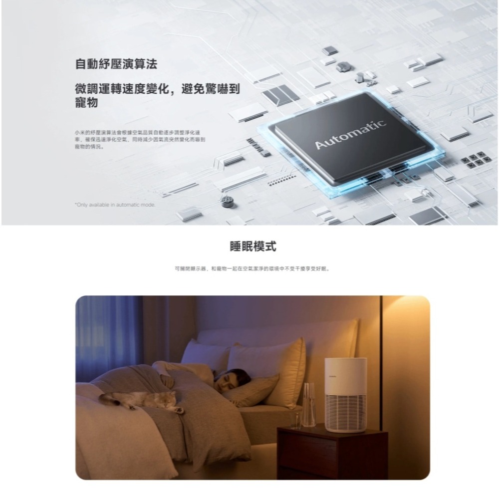 《 Xiaomi 小米 寵物專用除臭殺菌 防驚嚇舒壓 》米家智慧 寵物 空氣清淨機 空氣淨化器 米家App-細節圖6