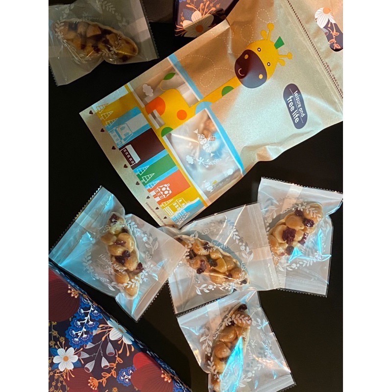 新品～7入單片包裝，太妃焦糖豆豆船，夏威夷豆塔，蜂蜜焦糖杏仁船，手工餅乾，伴手禮，零食，糯米船，最中，美麗林手作-細節圖4