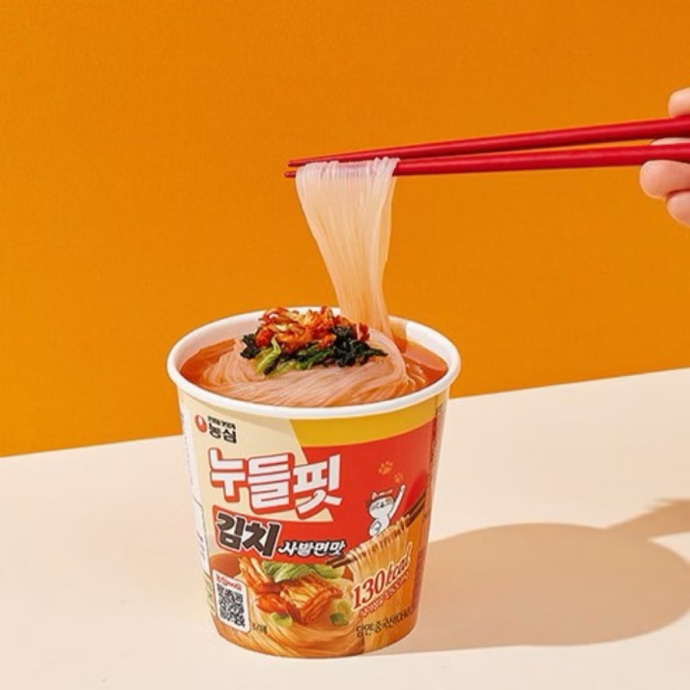 《低卡冬粉新口味 》咖哩冬粉 牛肉湯麵口味 被吸引的美味 Nongshim 農心 泡菜口味冬粉 低卡輕食❤️-規格圖10