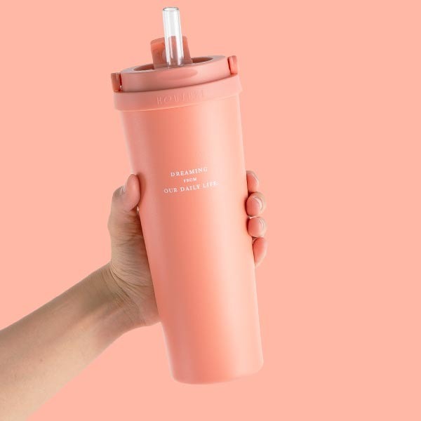 HOUSUXI 舒熙 好提鈦瓷層保溫杯720ml 飲料杯 隨行杯 保冷-細節圖4