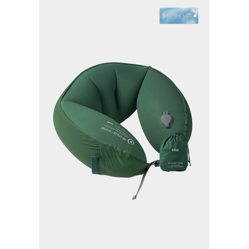🌲新色🌳[韓國代購]KEEK 空氣頸枕Air Neck Cushion (Pillow O) 旅行必備 極輕95克-細節圖2