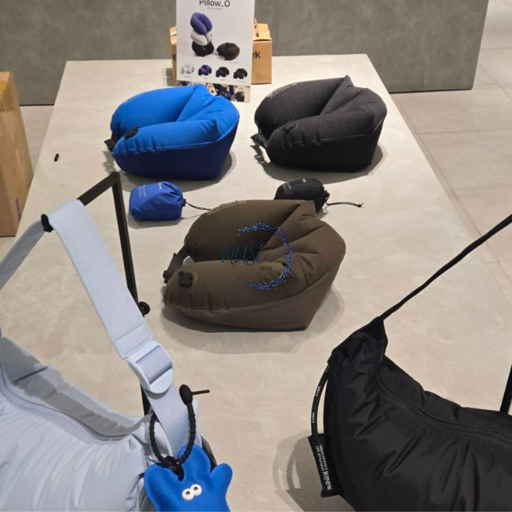 🌲新色🌳[韓國代購]KEEK 空氣頸枕Air Neck Cushion (Pillow O) 旅行必備 極輕95克-細節圖6