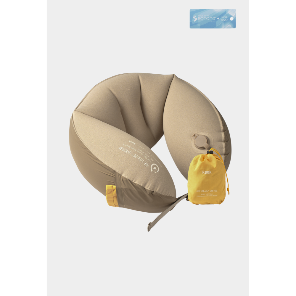 🌲新色🌳[韓國代購]KEEK 空氣頸枕Air Neck Cushion (Pillow O) 旅行必備 極輕95克-細節圖3