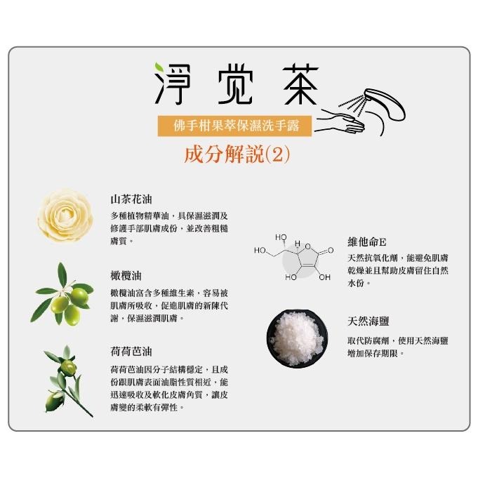 茶寶 茶籽果萃保濕洗手露 350ml-細節圖5