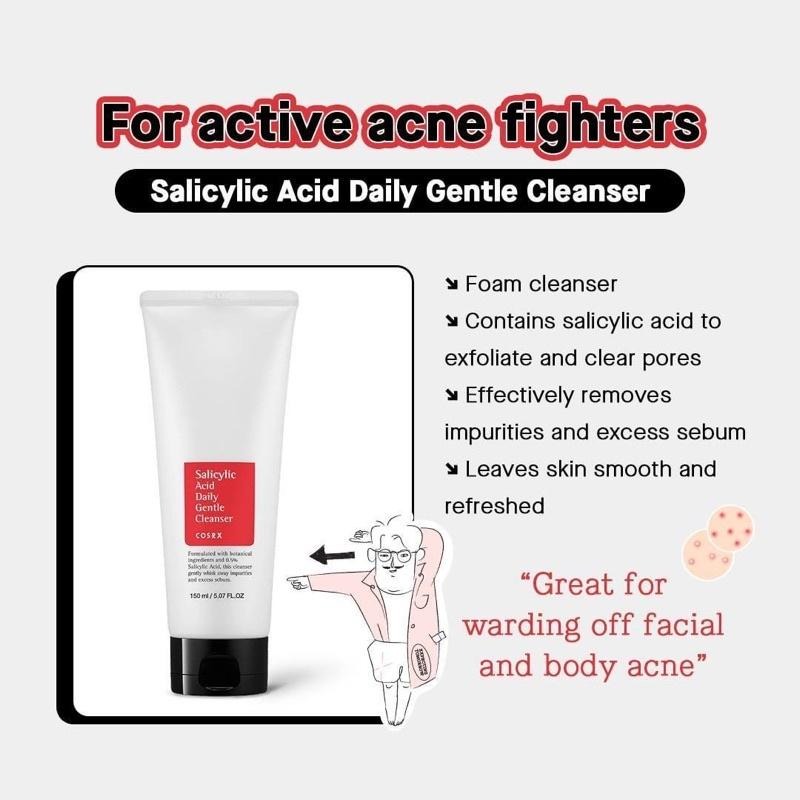 韓國Cosrx水楊酸日常洗面乳 150ml-細節圖3