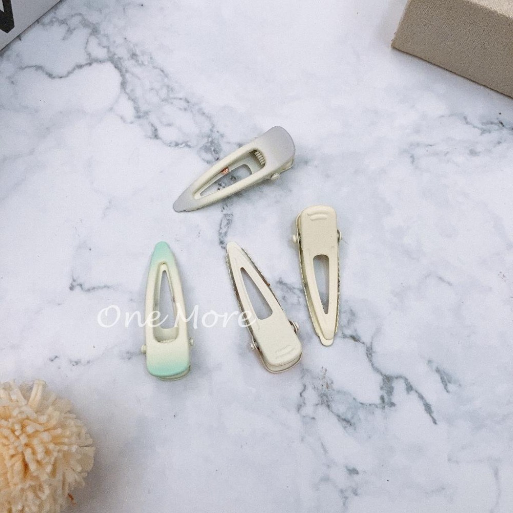 台灣現貨☑️漸層色 小壓夾 對夾 髮夾 髮飾 頭飾 快速出貨-細節圖2