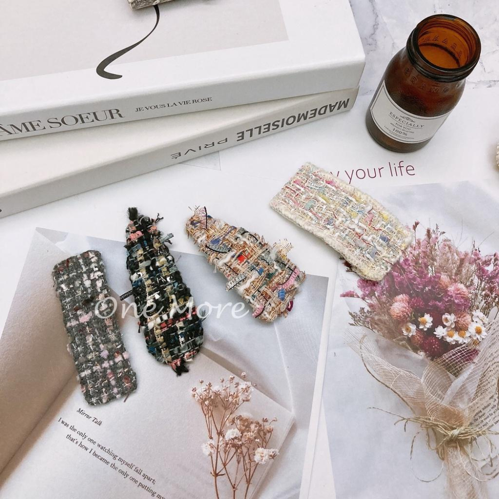 🐮One More🐮現貨快速出☑️小香風 BB夾 髮夾 髮飾 頭飾-細節圖3